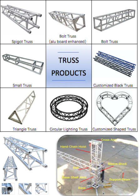 Outdoor Stage Lighting Truss Event / Party / Celebration / Ceremony / Music Concert Use