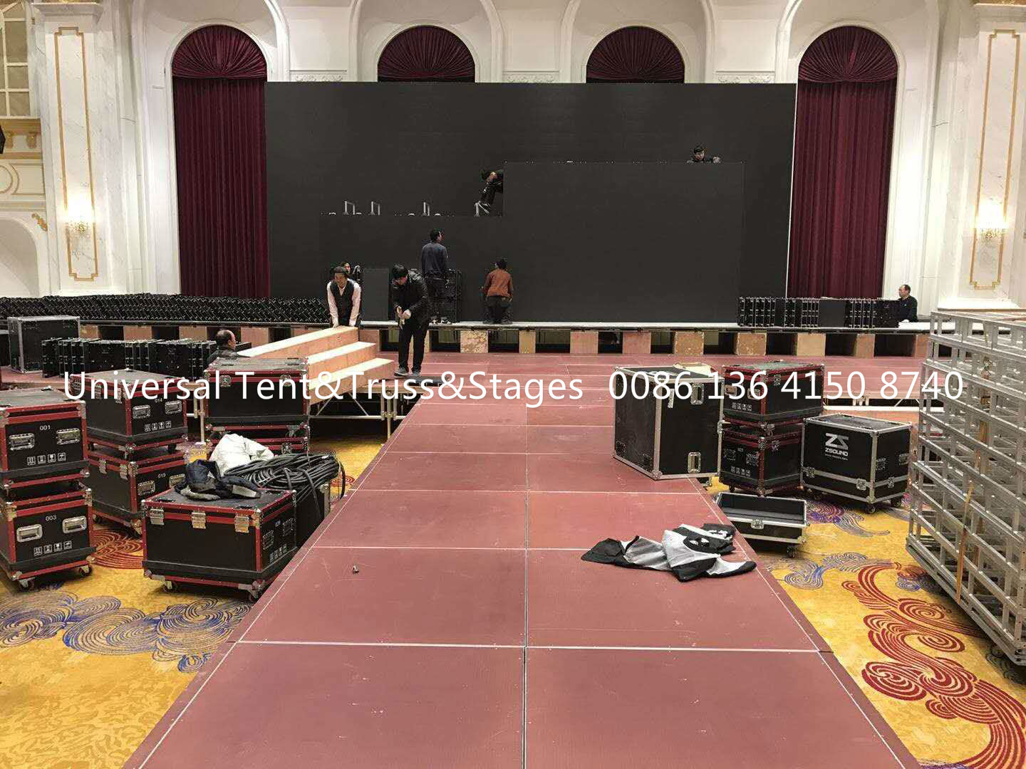 Portable Wedding Used Movable Stage Lighting Truss For Outdoor Event And Party