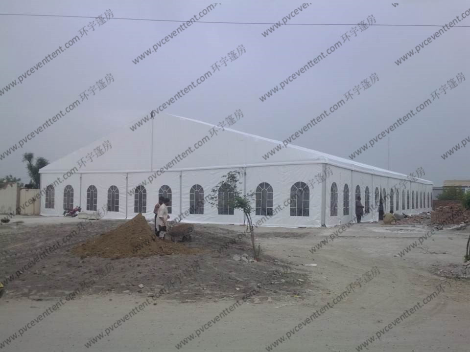 Durable Great Waterproof White Wedding Event Tents Big Size For 1000 People